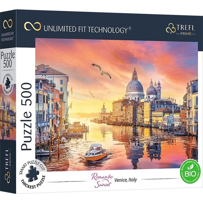TREFL - Prime puzzle 500 UFT - Romantikus naplemente: Velence, Olaszország