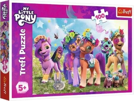 TREFL -  Puzzle 100 db - Fun pónik / Hasbro, My Little Pony