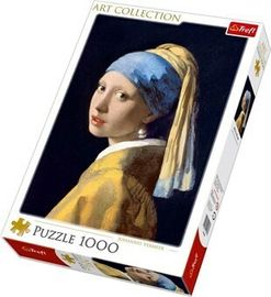 TREFL - Puzzle 1000 Art Collection - Lány gyöngy fülbevalóval