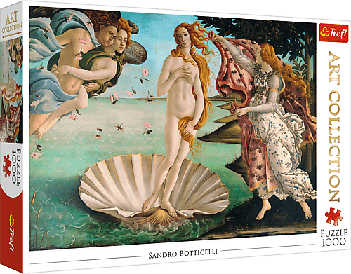 TREFL - Puzzle 1000 Művészeti Gyűjtemény – Vénusz születése, Sandro Botticelli