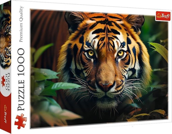 TREFL - Puzzle 1000 - Vad tigris
