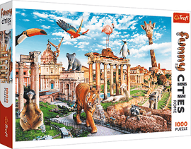 TREFL - Puzzle 1000 Vicces város - Vad Róma
