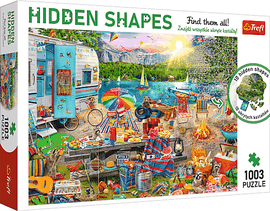 TREFL - Puzzle 1000 Hidden Shapes - Karaván utazás