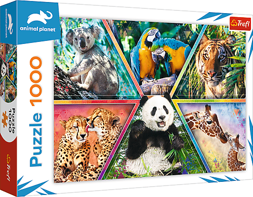 TREFL - Puzzle 1000 – Állatvilág