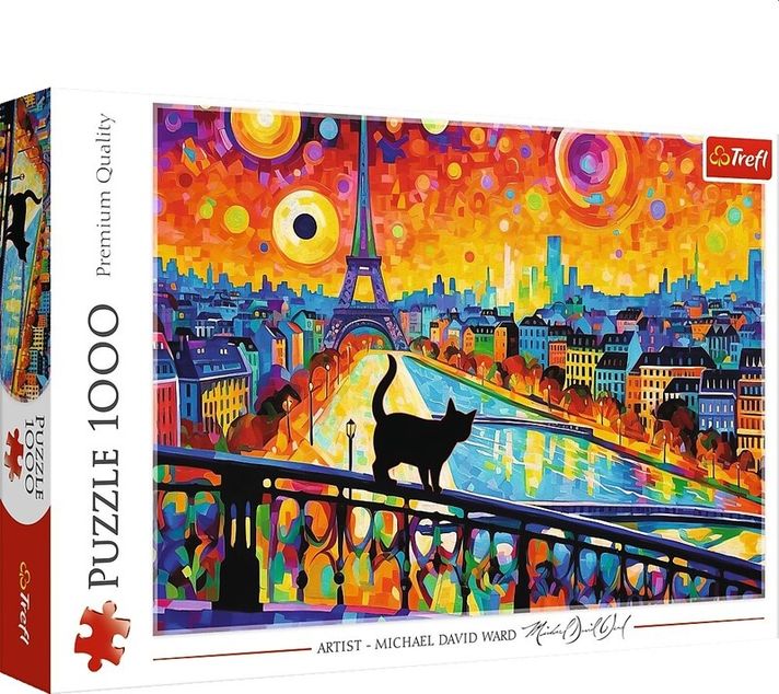 TREFL - Puzzle 1000 – Macska Párizsban