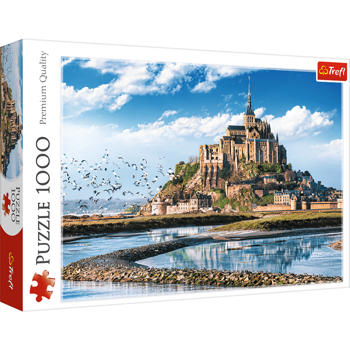 TREFL -  Puzzle 1000 - Mont Saint-Michel, Franciaország