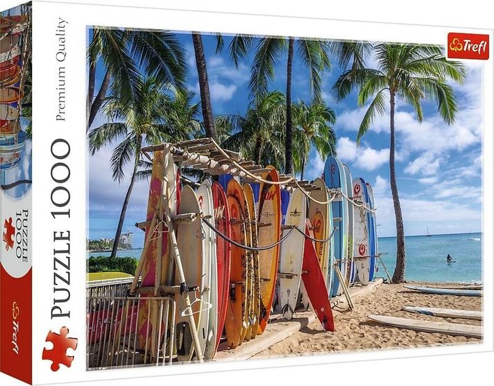 TREFL -  Puzzle 1000 – Waikiki Beach, Hawaii