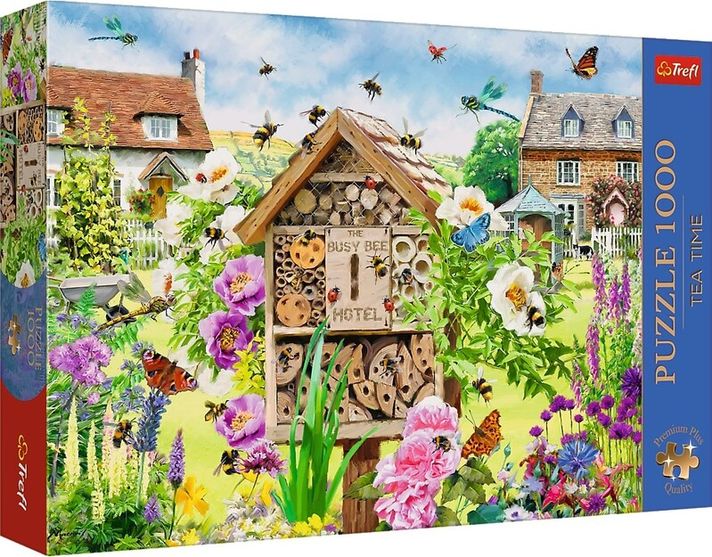 TREFL - Puzzle 1000 Premium Plus - Teaidő: Ház a méheknek