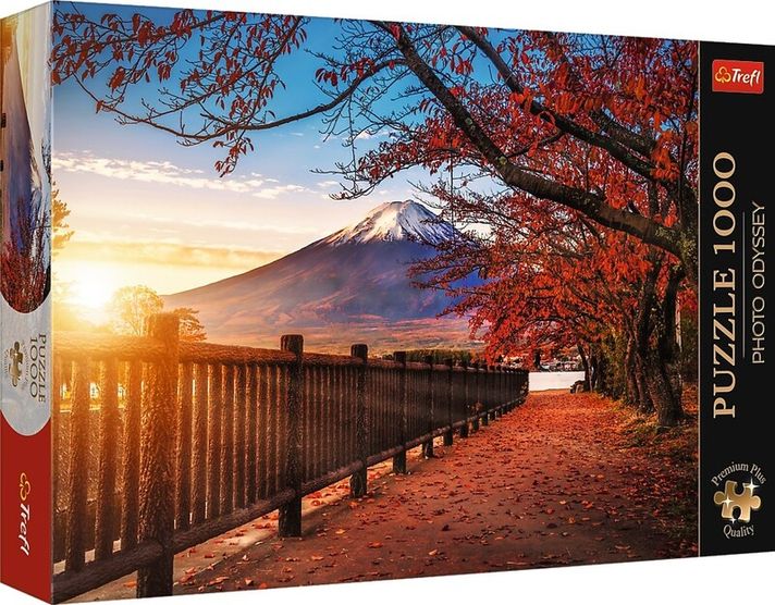 TREFL - Puzzle 1000 Premium Plus – Photo Odyssey: Mount Fuji, Japán