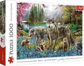 TREFL - Puzzle 1000 - Farkas család