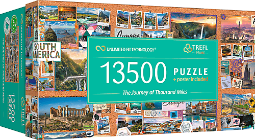 TREFL - Puzzle 13500 UFT – Ezer mérföldes utazás