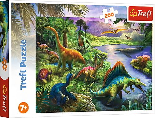 TREFL - Puzzle 200 - Dinoszaurusz