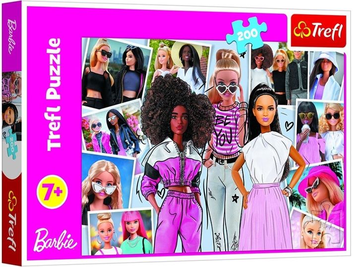 TREFL - Puzzle 200 - A Barbie világában / Mattel, Barbie