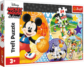 TREFL - Hit Puzzle 24 Maxi – Ideje sportolni! / Disney