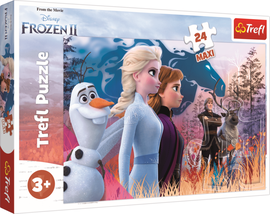 TREFL - Puzzle 24 Maxi Magic Trip Disney Frozen 2