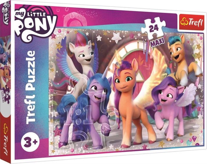 TREFL - Puzzle 24 Maxi - A pónik öröme / My Little Pony