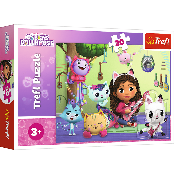 TREFL - puzzle 30 db - Gabby és gyönyörű babaháza / Gabby's Dollhouse