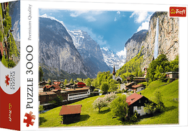 TREFL - Puzzle 3000 - Lauterbrunnen, Svájc