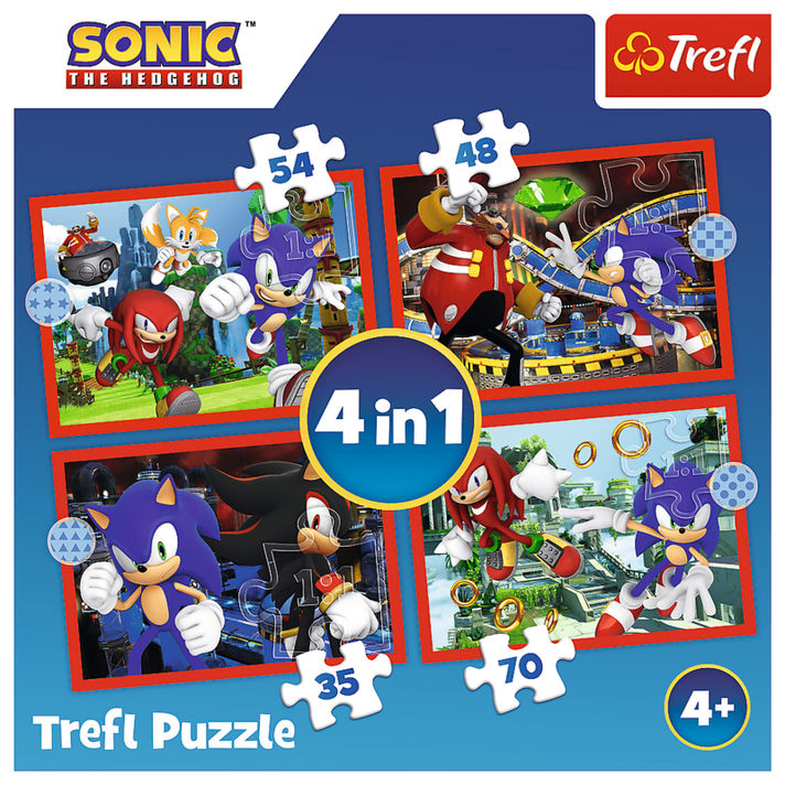 TREFL - Puzzle 4v1 – Sonic kalandjai / SEGA Sonic The Hedgehog