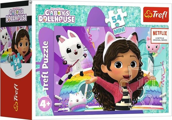 TREFL - Puzzle 54 Mini - Mindig szórakoztató Gabbyval / Universal Gabby's Dollhouse