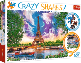 TREFL - Puzzle 600 Crazy Shapes - Párizs