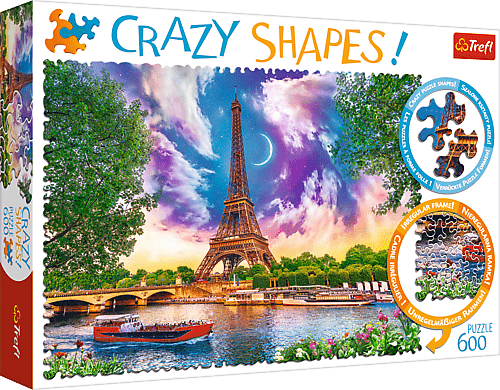TREFL - Puzzle 600 Crazy Shapes - Párizs