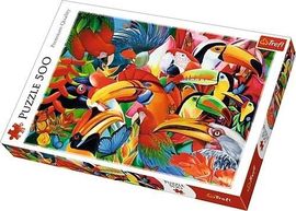 TREFL - Megüt a puzzle Colorful Birds 500 játékot