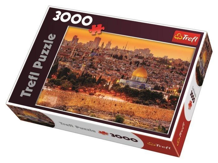 TREFL - Puzzle Tetők Jeruzsálem - Izrael. 3000D