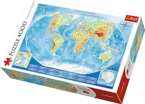 TREFL - Puzzle Nagy világtérkép 4000