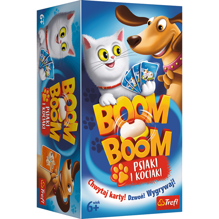 TREFL - Találja meg a társasjáték Boom Boom kutyák és macskák