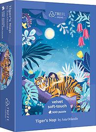 TREFL - Velvet Soft-Touch puzzle 500 UFT - Asia Orlando: Alvó tigris