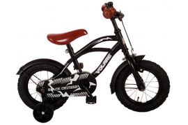 VOLARE - Gyermek kerékpár Black Cruiser - fiúk - 12 hüvelyk - fekete