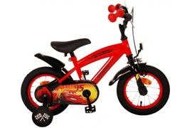 VOLARE - Gyermek kerékpár Disney Cars - fiú - 12 hüvelyk - piros
