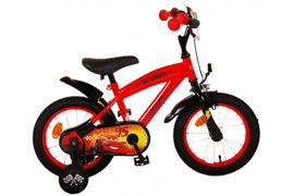 VOLARE - Gyermek kerékpár Disney Cars - fiúk - 14 hüvelyk - piros