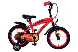 VOLARE - Gyermek kerékpár Disney Cars - Fiúk - 14 hüvelyk - Piros