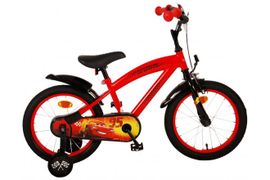 VOLARE - Gyermek kerékpár Disney Cars - fiúk - 16 hüvelyk - piros
