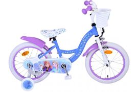 VOLARE - Gyermek kerékpár Disney Frozen 2 - lányok - 16 hüvelyk - kék / lila