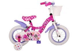 VOLARE - Gyermek kerékpár Disney Minnie - Lányok - 12 hüvelyk - Rózsaszín