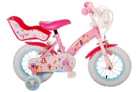 VOLARE - Gyermek kerékpár Disney Princess - lányok - 12 hüvelyk - rózsaszín