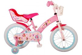 VOLARE - Gyermek Disney Princess kerékpár - Lányok - 16 hüvelyk - Rózsaszín