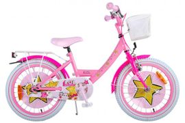 VOLARE - Gyermek kerékpár LOL Surprise - lányok - 18" - rózsaszín - 95%-ban összeszerelve