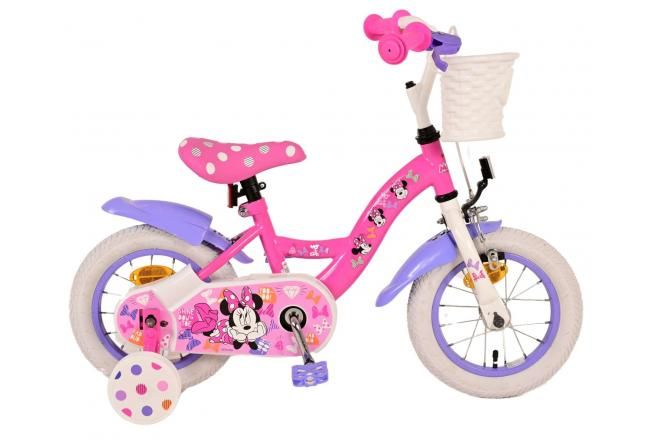 VOLARE - Gyermek kerékpár Minnie - Lányok - 12 hüvelyk - Rózsaszín