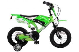 VOLARE - Gyermek kerékpár Motorbike - fiúk - 12 hüvelyk - zöld
