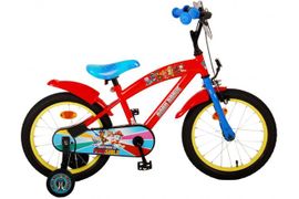 VOLARE - Gyermek kerékpár Paw Patrol - fiúk - 16 hüvelyk - piros/kék