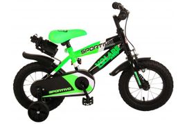 VOLARE - Gyermek kerékpár fiúknak Sportivo Neon Green Black 12" - 95%