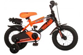 VOLARE - Gyermek kerékpár fiúknak Sportivo Neon Orange Black 12" - 95%