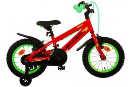 VOLARE - Gyermek kerékpár Rocky - fiúk - 14 hüvelyk - piros
