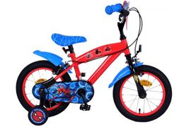 VOLARE - Gyermek kerékpár Ultimate Spider-Man - Fiúk - 14 hüvelyk - Kék/Vörös