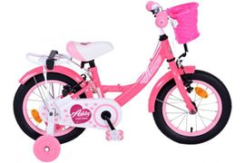 VOLARE - Gyermek kerékpár Volare Ashley - lányok - 14" - rózsaszín/piros - két kézifék