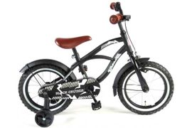 VOLARE - Volare Black Cruiser Kids Bike - Fiúk - 14 hüvelykes - Fekete - 95%-ban összeszerelve